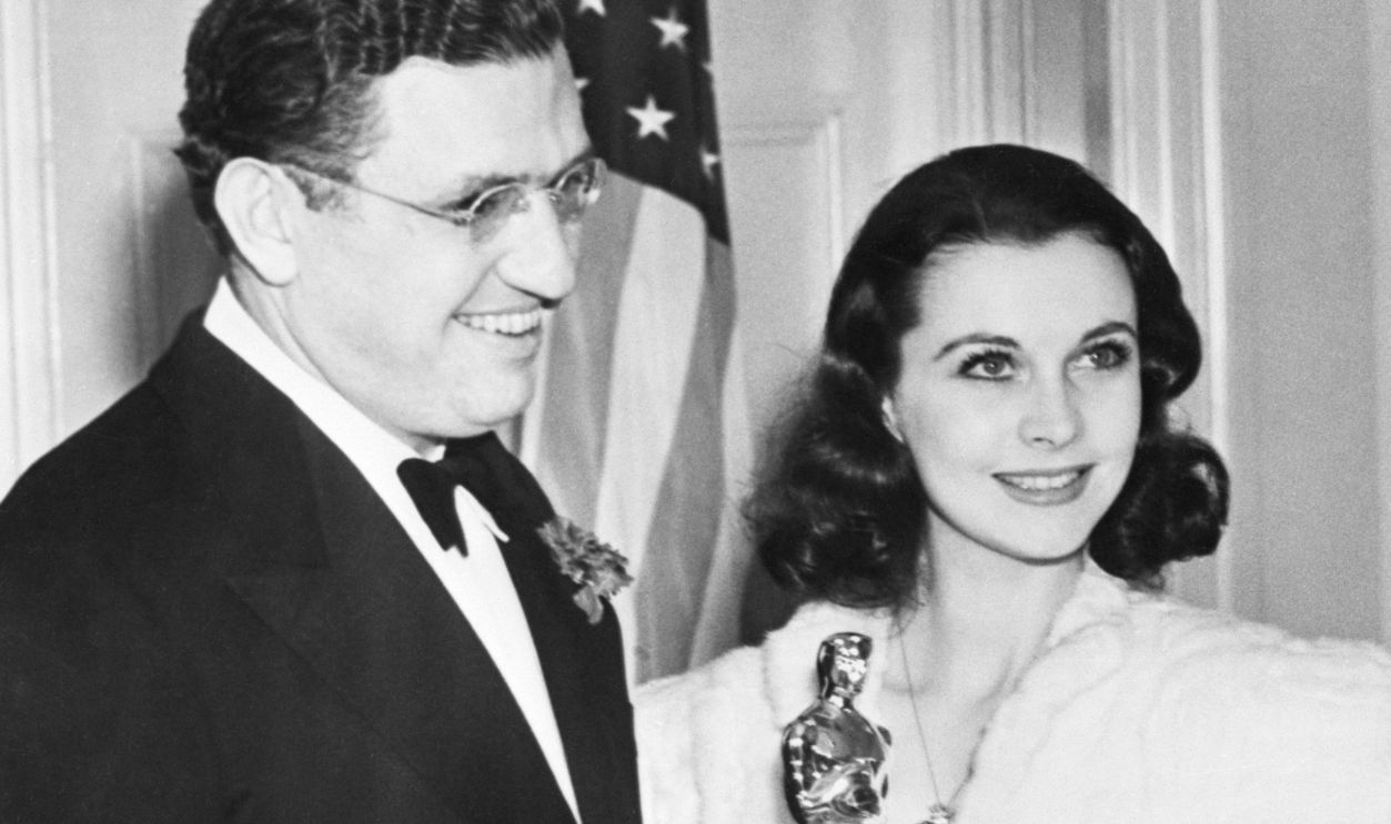 David O. Selznick W/Vivien Leigh &Oscar