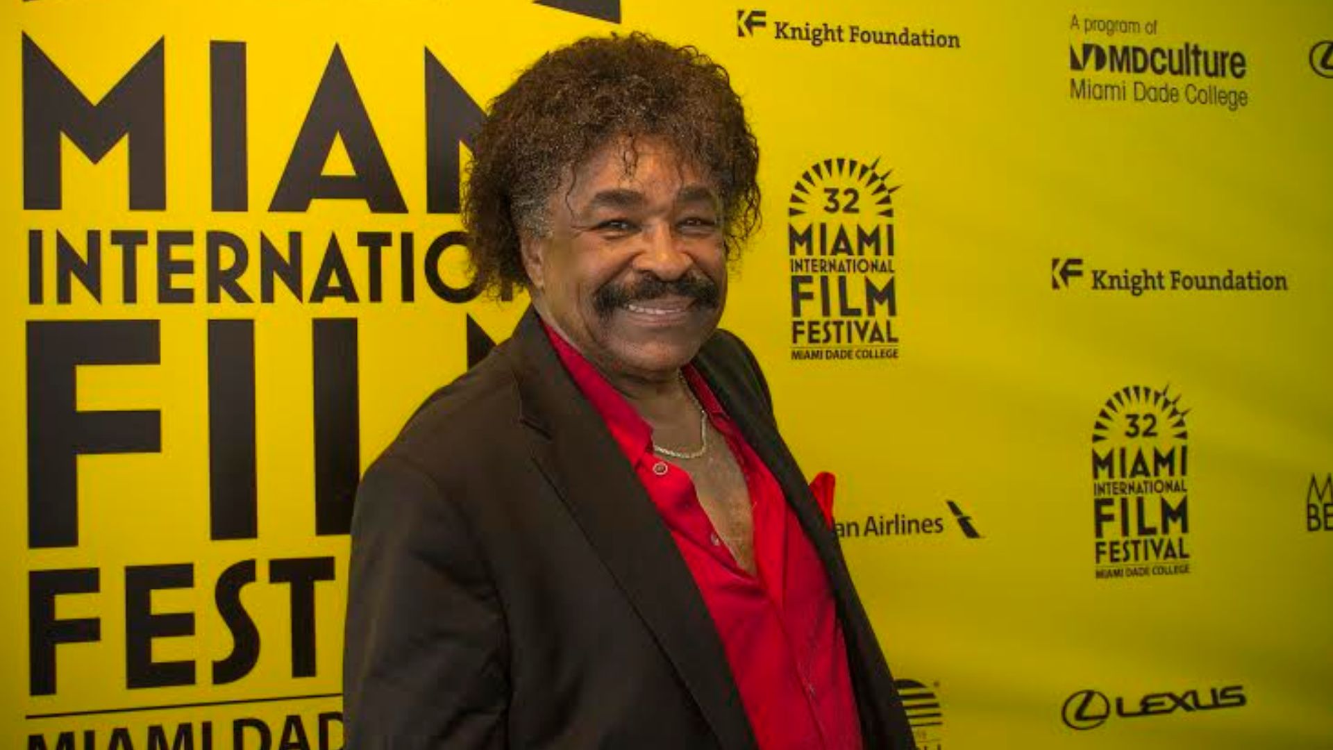 George McCrae at the Miami Film Festival presentation of The Record Man
