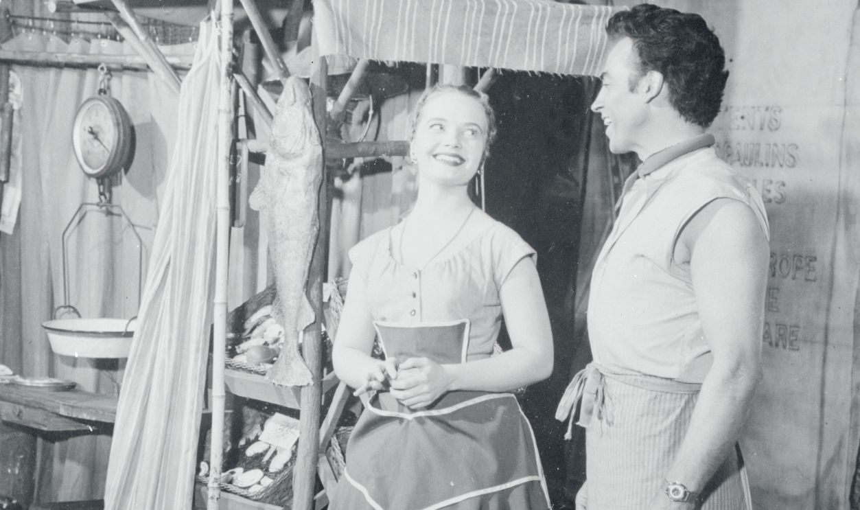 Florence Henderson and William Tabbert Wearing Costume