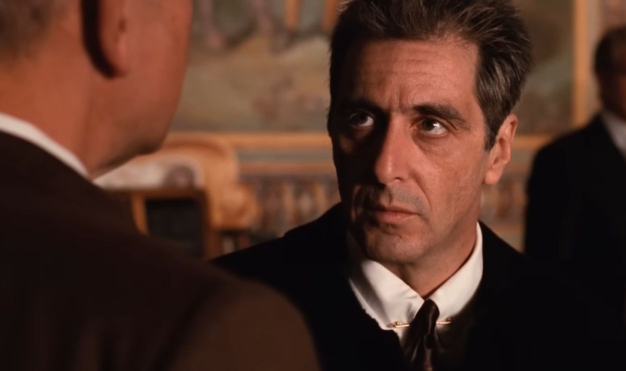 Screenshot from The Godfather Part III, Paramount Pictures (1990)