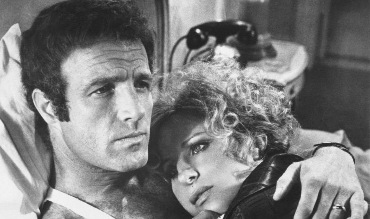 Barbra Streisand and James Caan 515512366
