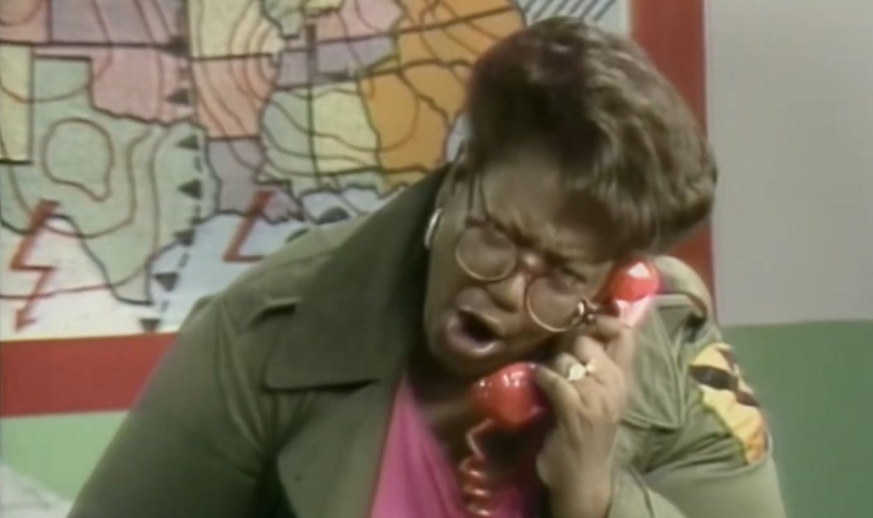 Screenshot from It’s Raining Men, Columbia Records (1982)