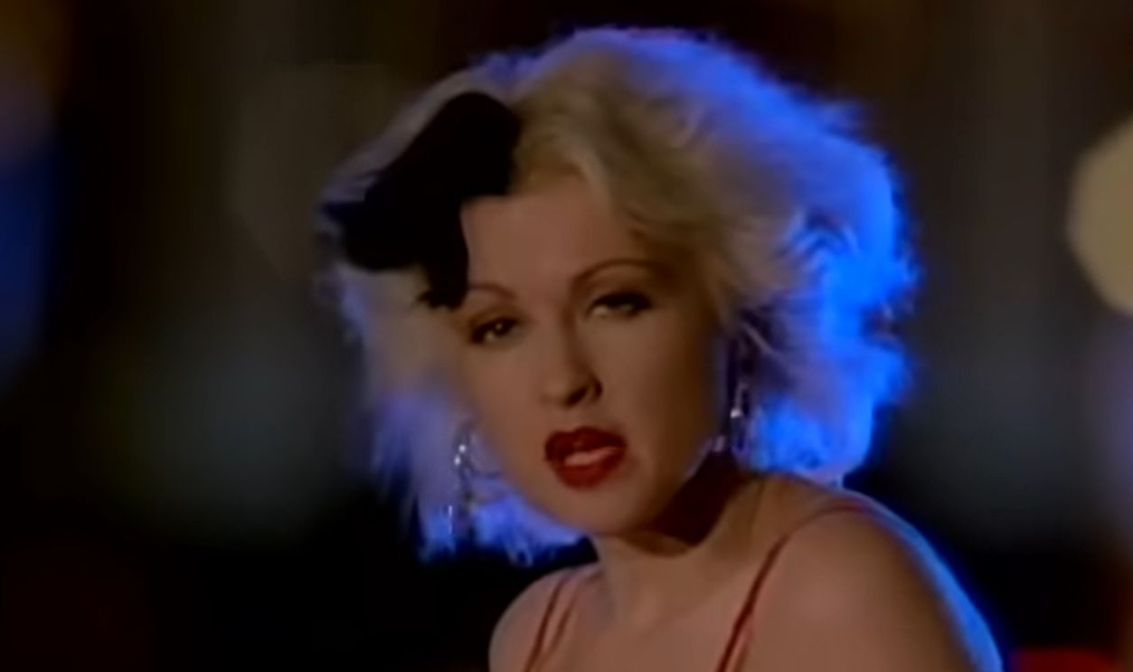 Screenshot from I Drove All Night, Epic Records (1989)