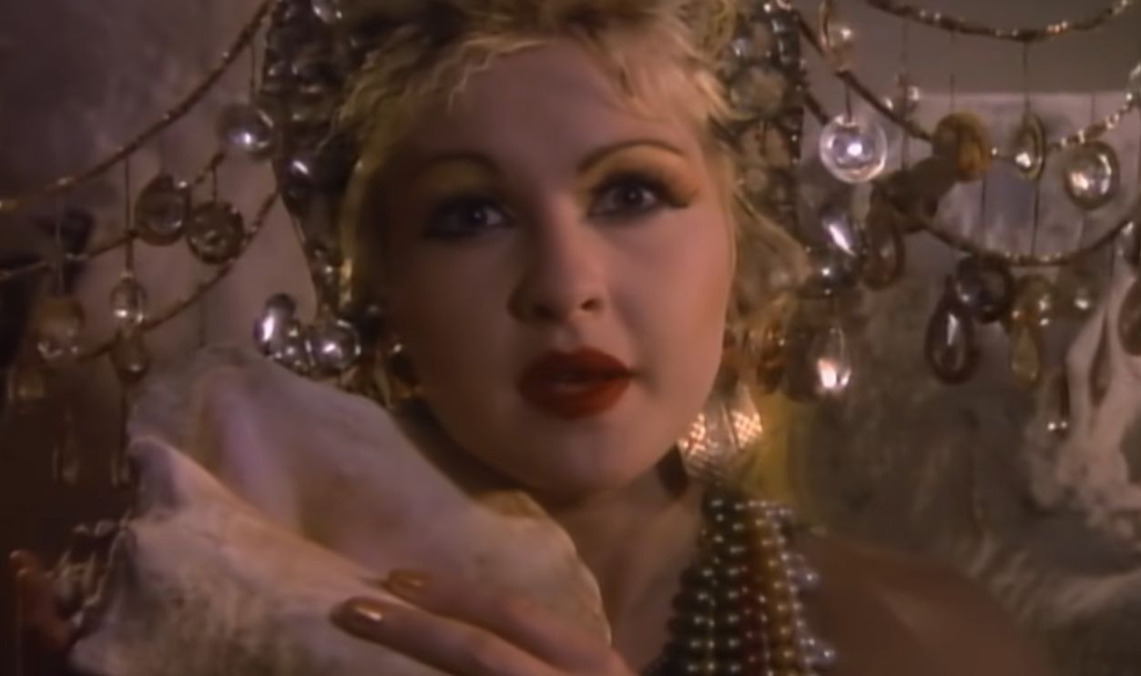 Screenshot from True Colors, Portrait Records (1986)