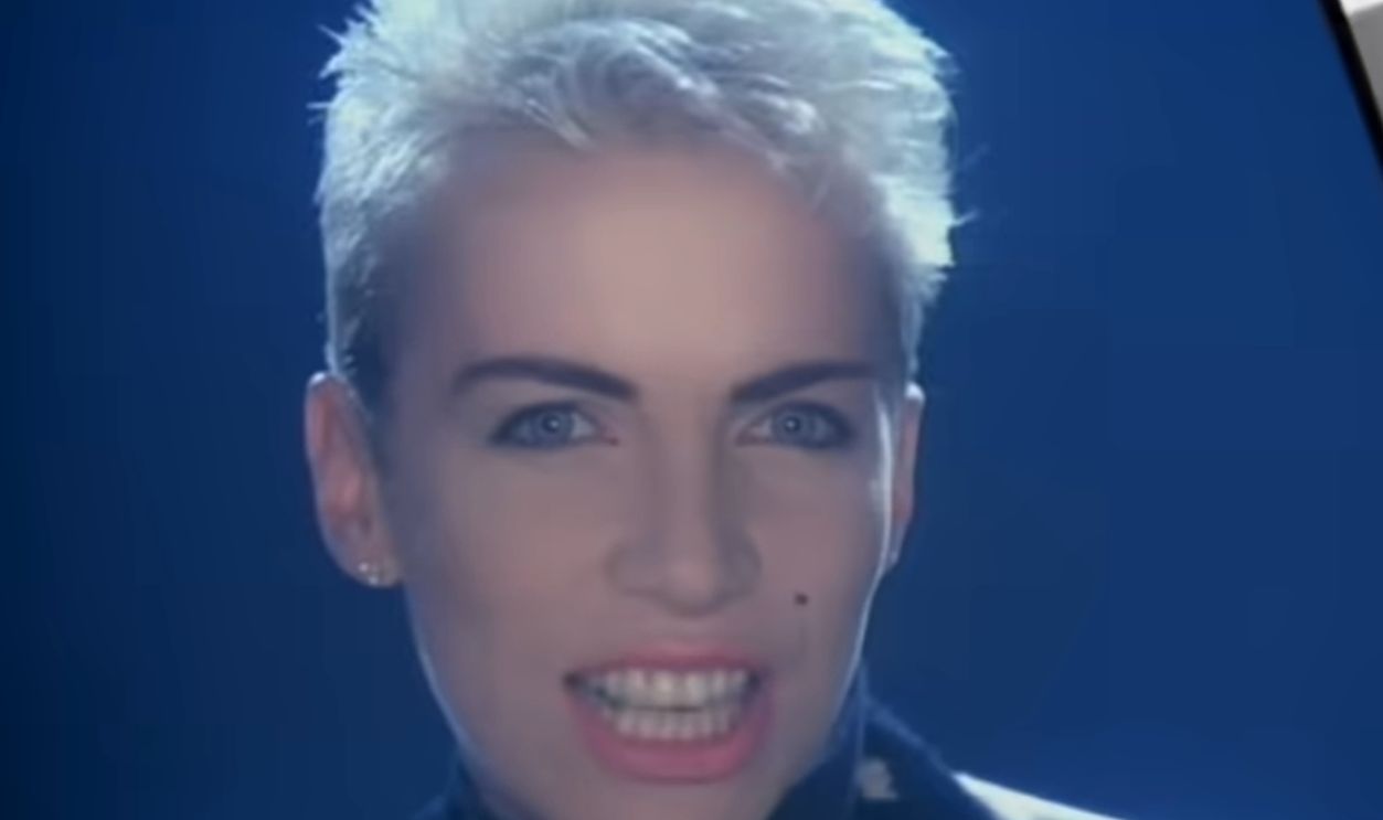 Screenshot from Sisters Are Doin’ It for Themselves, RCA Records (1985)