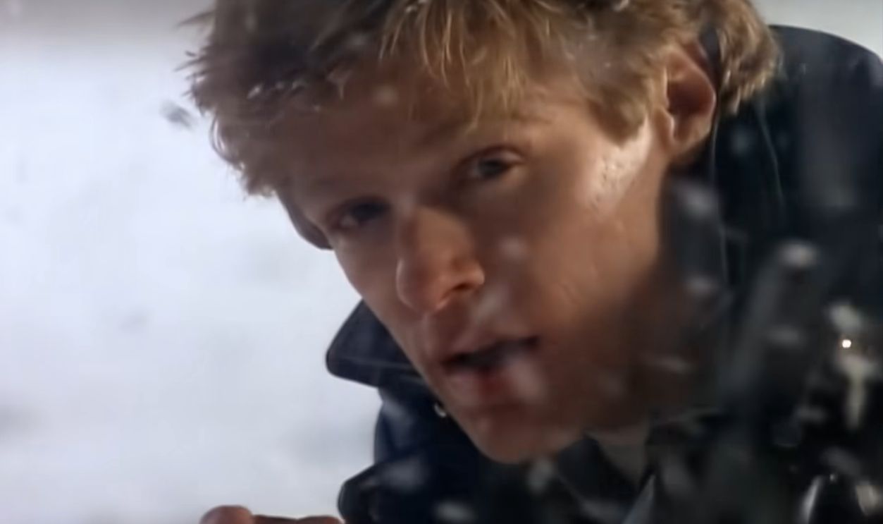 Screenshot from Run to You, A&M Records (1984)