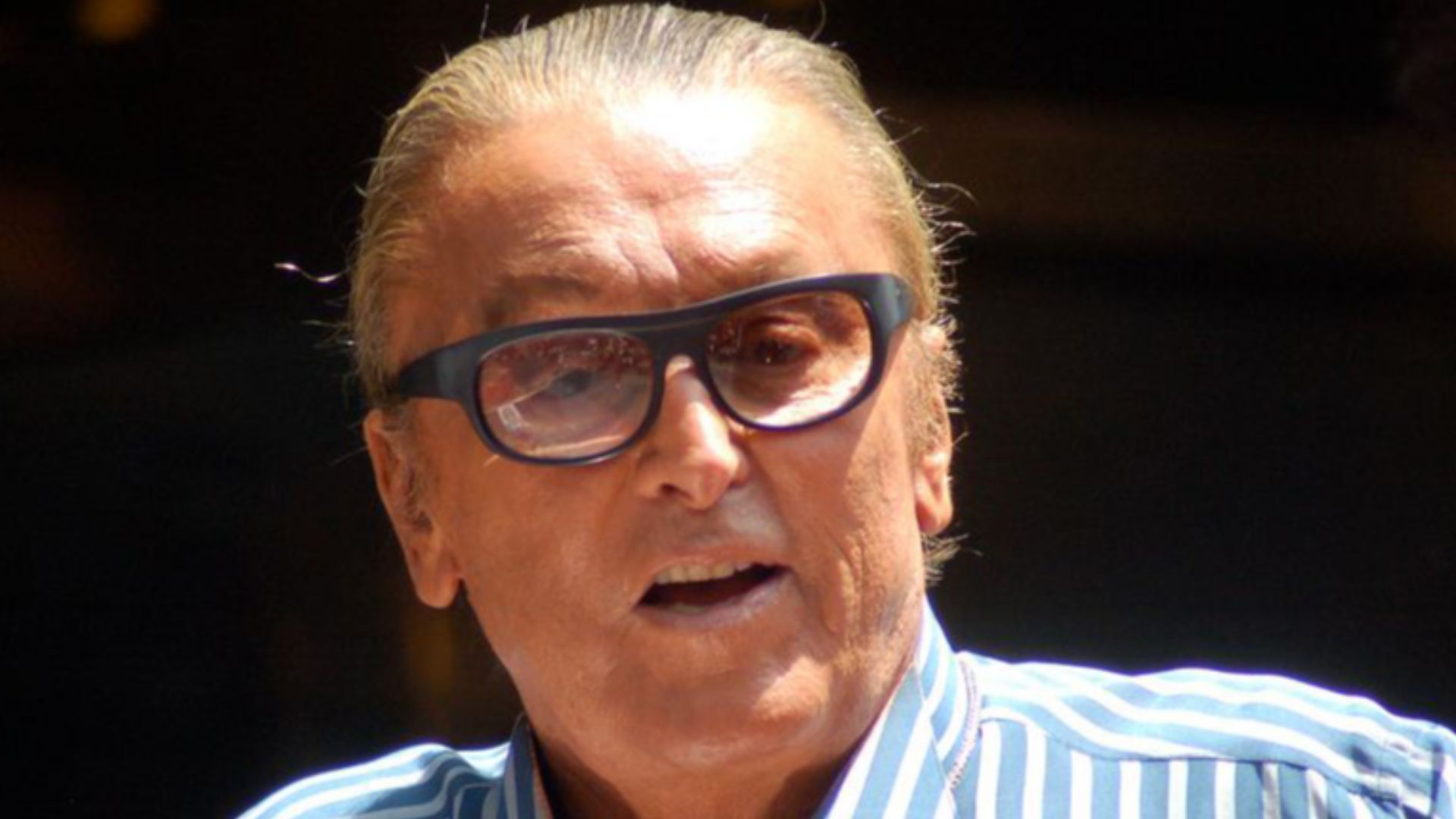 Robert Evans at a ceremony for Slash to receive a star on the Hollywood Walk of Fame.