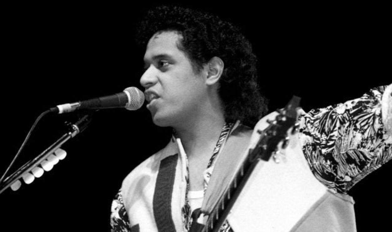 CHICAGO - 1986: Singer and musician LeRoy Wolfgramm of The Jets performs at the U.I.C. Pavilion in Chicago, Illinois in 1986.