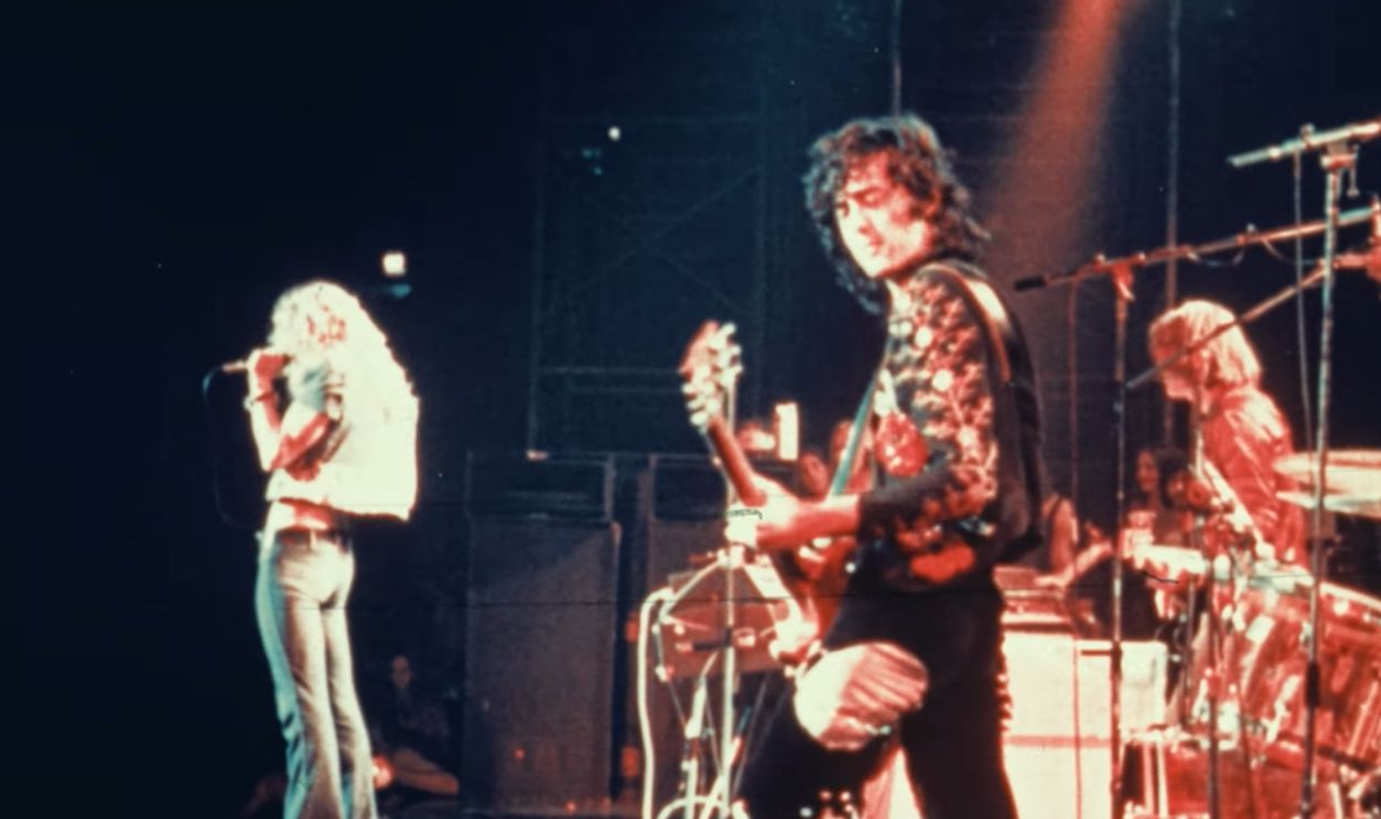 Screenshot from The Song Remains the Same, Warner Bros. (1976)