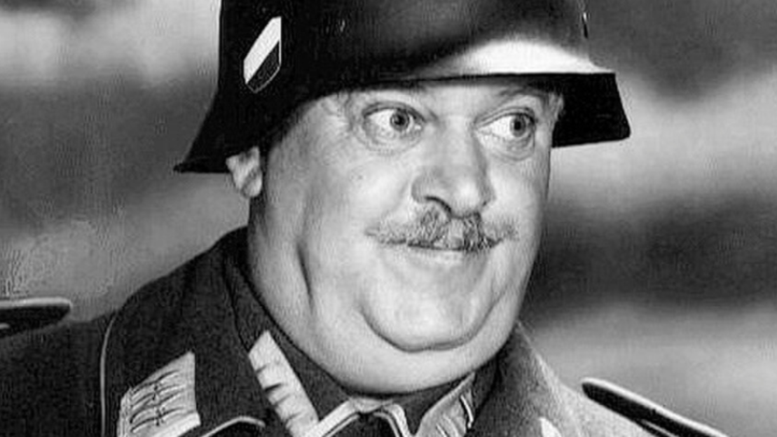 Photo of John Banner as Sergeant Schultz from the television comedy Hogan's Heroes.