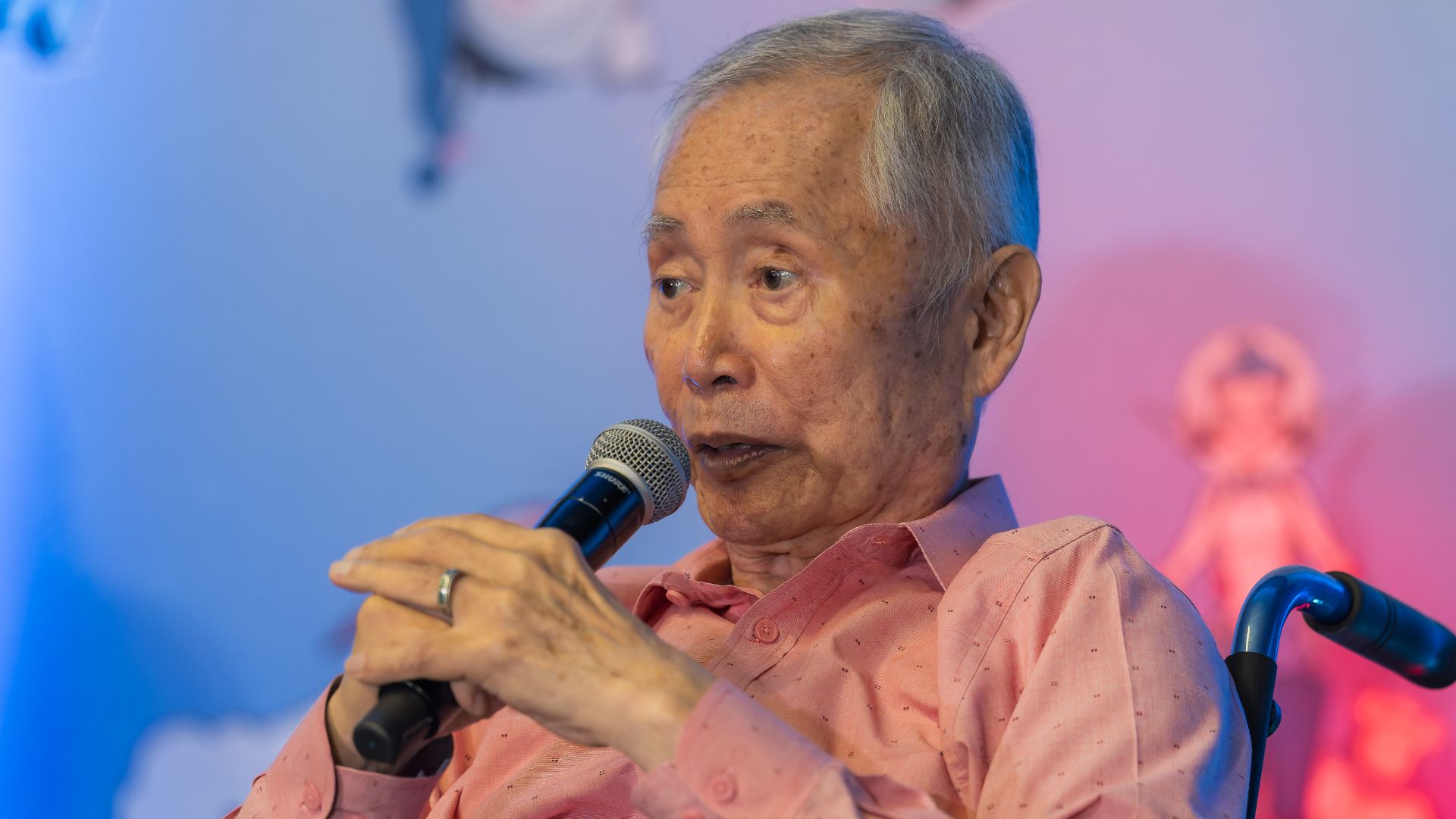 George Takei, actor, at GalaxyCon San Jose in San Jose, CA  August, 30, 2026