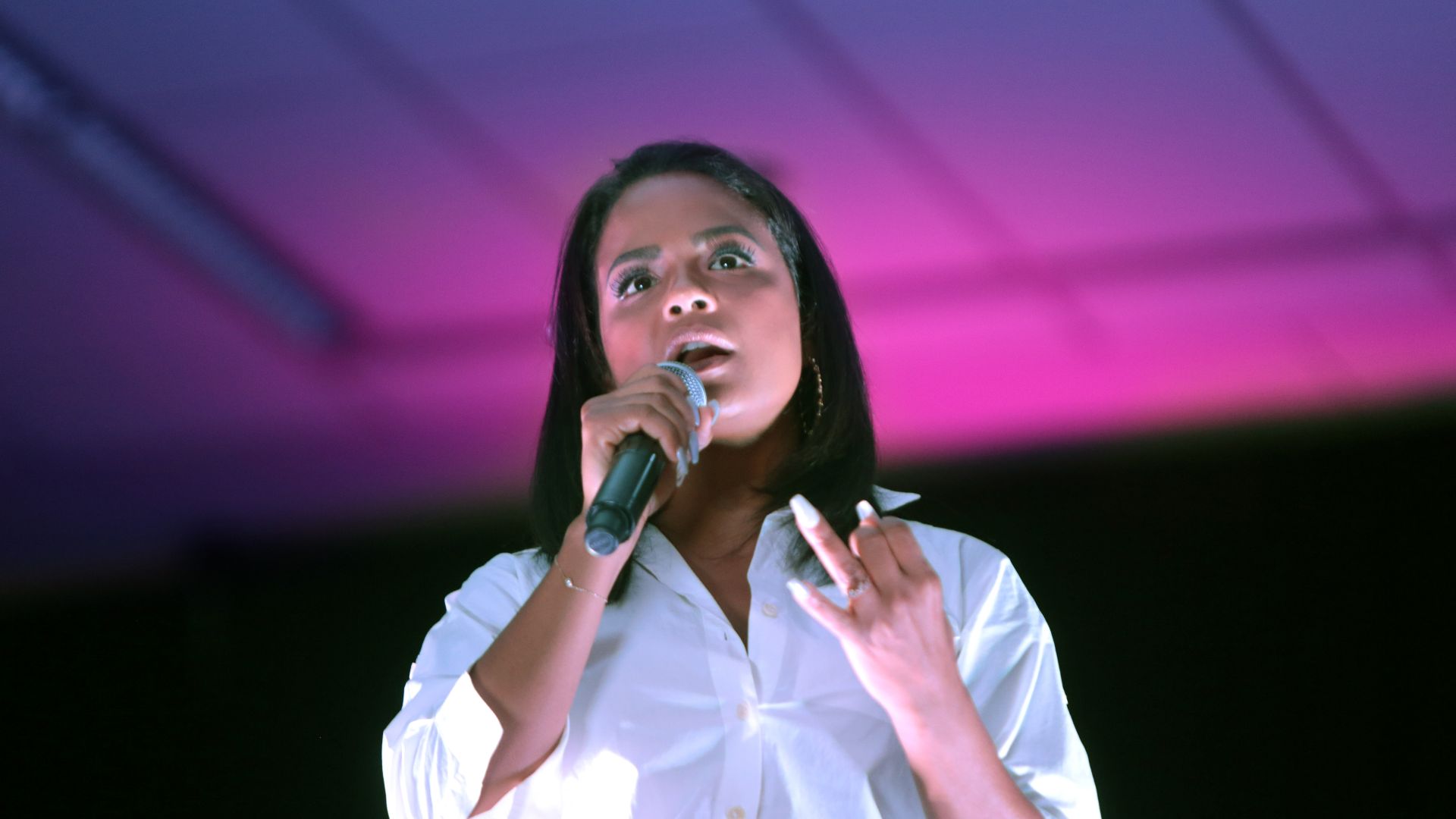 Christina Milian speaking at the 2016 Arizona Ultimate Women's Expo at the Phoenix Convention Center in Phoenix, Arizona.

Please attribute to Gage Skidmore if used elsewhere.
