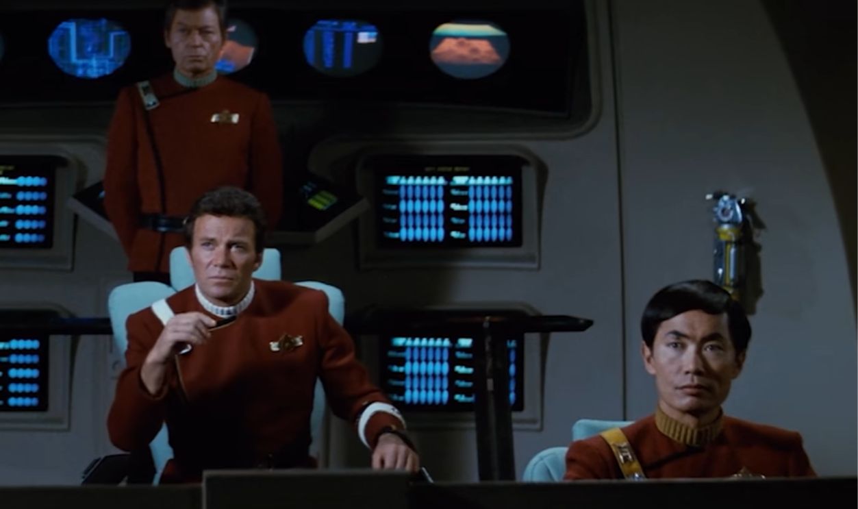 Screenshot from Star Trek II: The Wrath of Khan (1982)