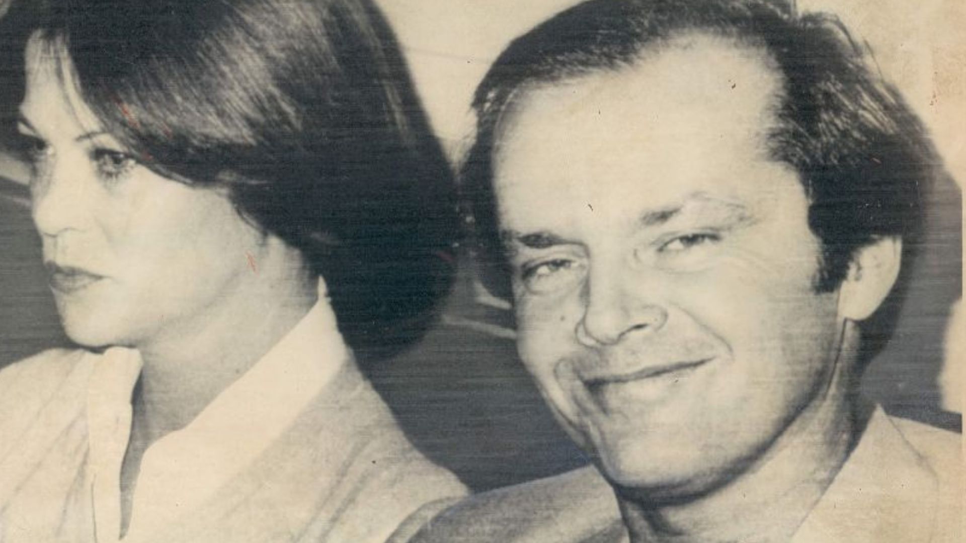 Press photo of Jack Nicholson after being nominated for an Academy Award for One Flew Over the Cuckoo's Nest.