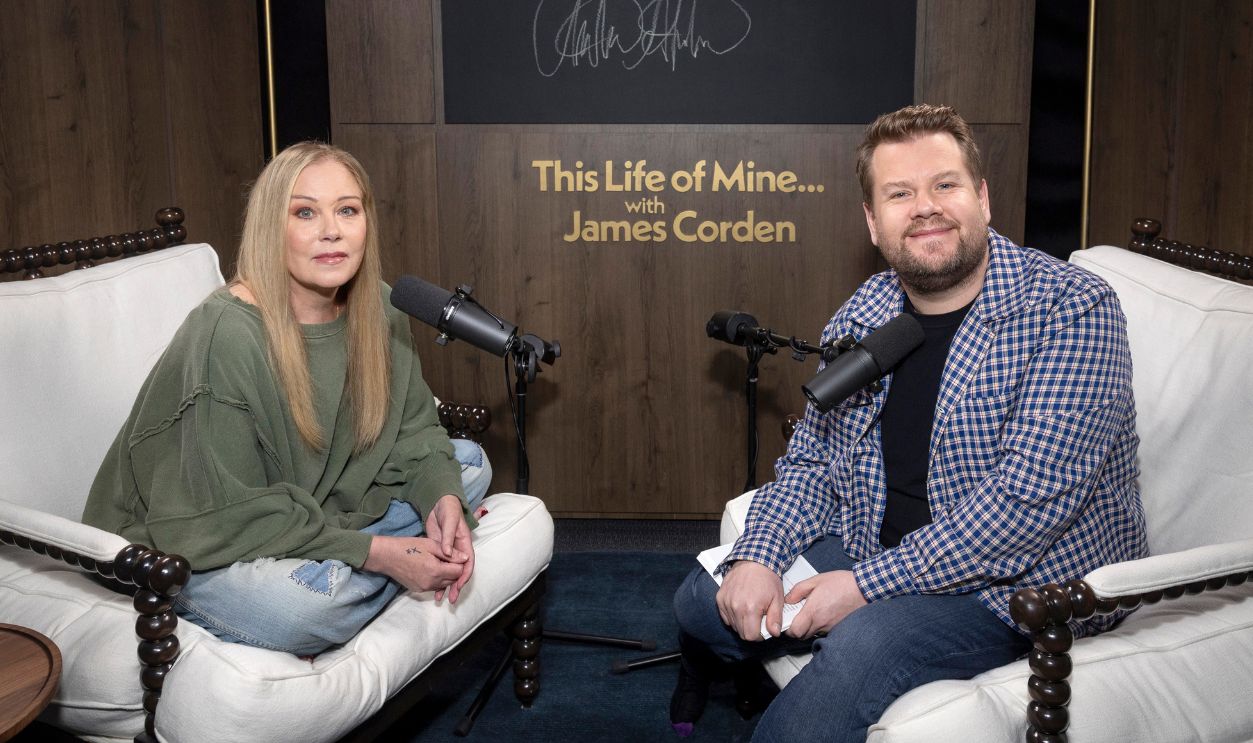 Christina Applegate Appears On SiriusXM's 'This Life Of Mine With James Corden'