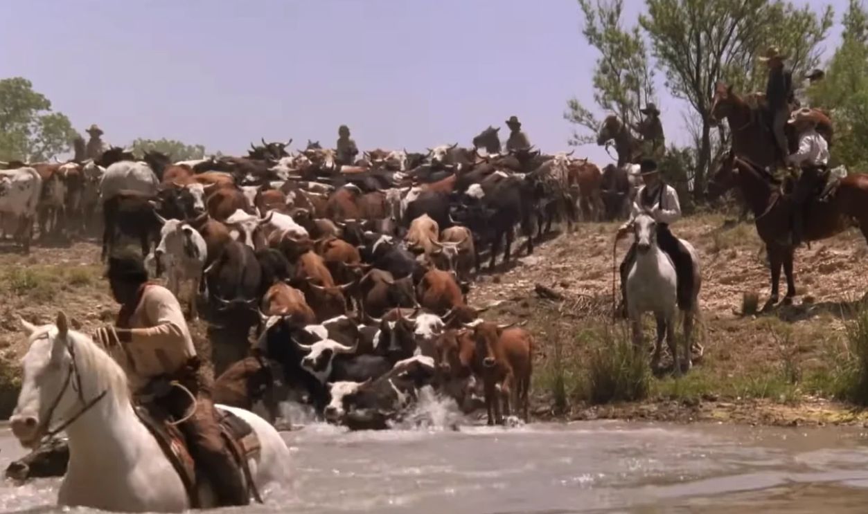 Screenshot from Lonesome Dove, CBS (1989)