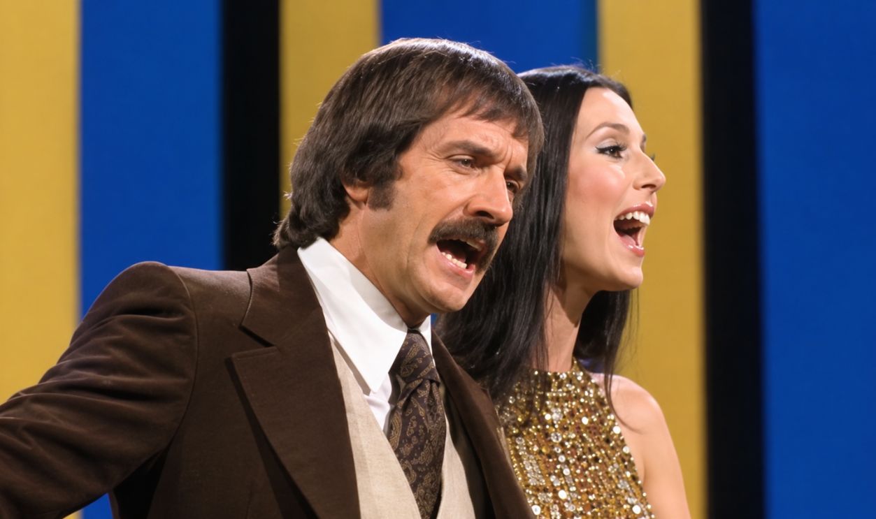 Screenshot from The Sonny & Cher Comedy Show, CBS  (1976-1977), Enhanced   
