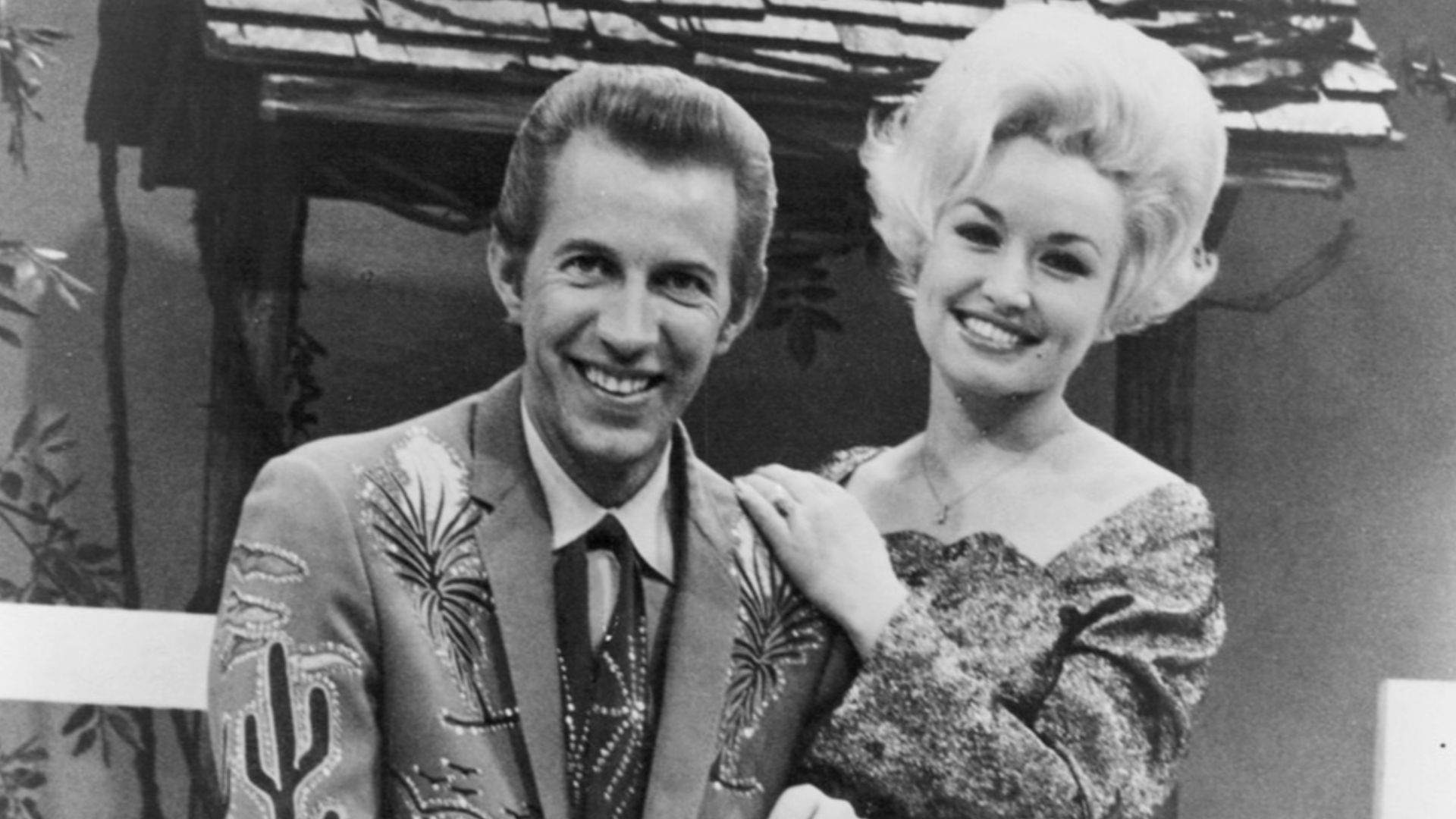 Photo of Porter Wagoner and Dolly Parton.There are no copyright marks on the item, which can be seen at the link.United States Copyright Office page 2