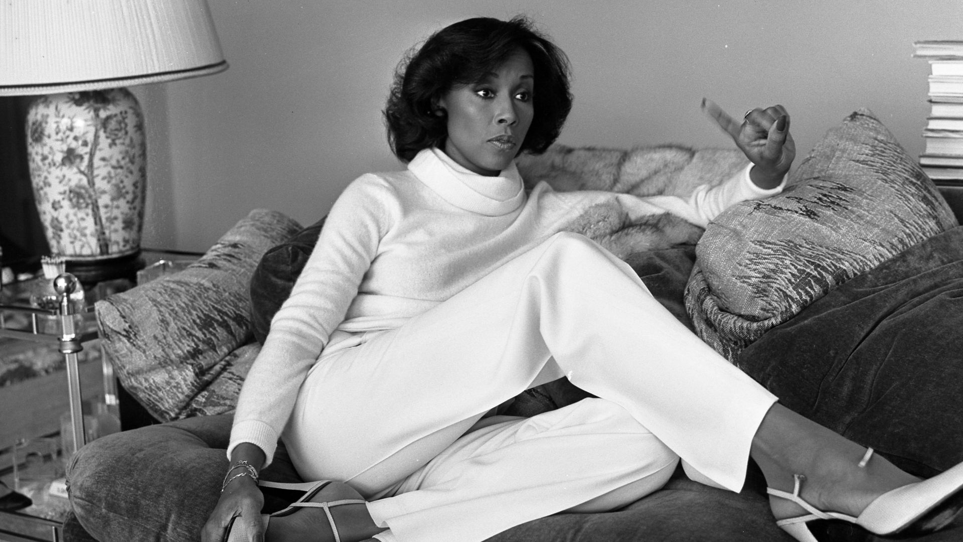 Actress Diahann Carroll in Los Angeles on January 12, 1979