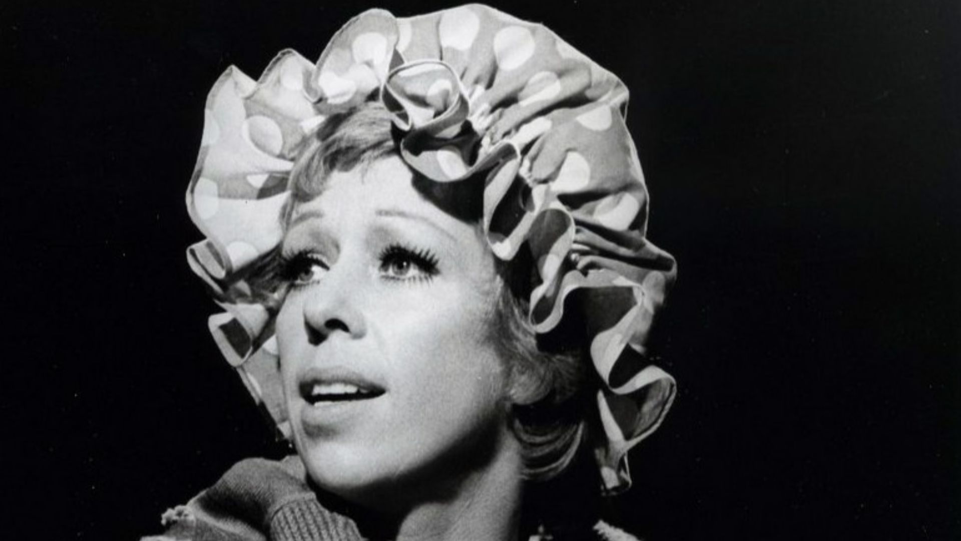 Photo of Carol Burnett as the charwoman character from the television program The Carol Burnett Show.