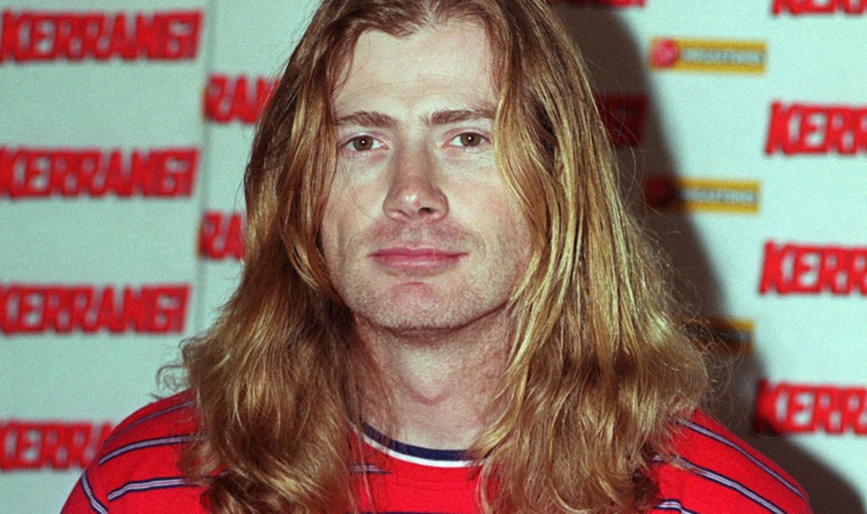 Dave Mustaine of the band Megadeath at the Kerrang music awards ceremony at the Cumberland Hotel, in London, where he won the Classic Songwriter award.