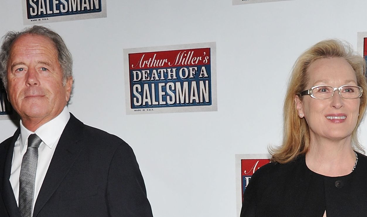 Don Gummer (L) and actress Meryl Streep attend the Broadway opening night of
