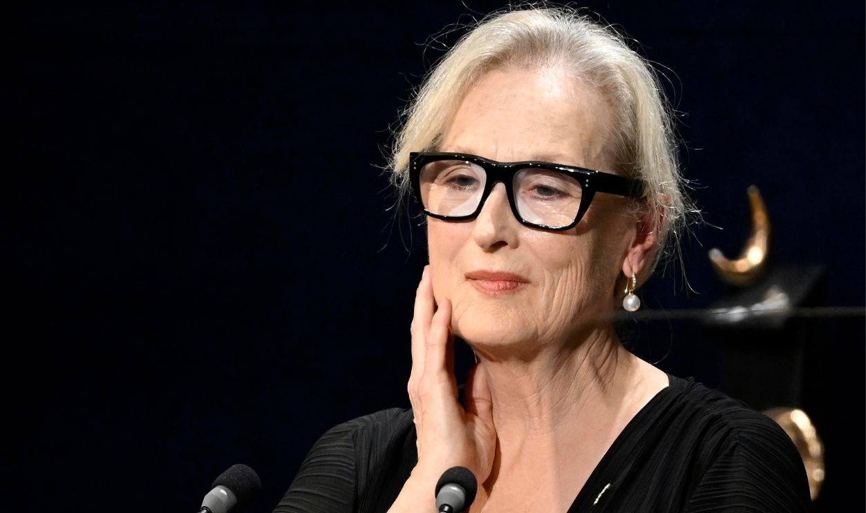 Meryl Streep, winner of the Princess of Asturias Award for the Arts, gives a speech at the