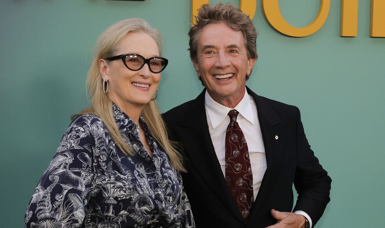 (L-R) Meryl Streep and Martin Short attend the Season 4 premiere of Hulu's