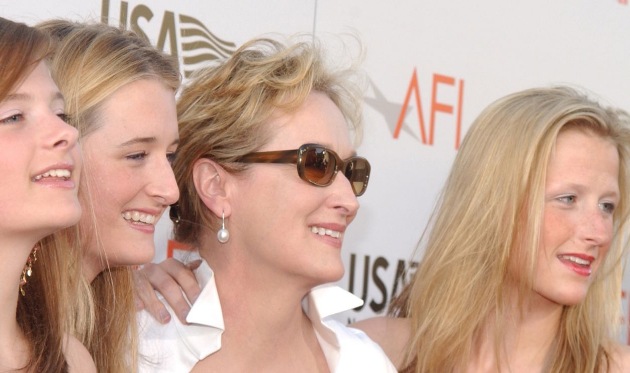 Meryl Streep and family during The 32nd AFI Life Achievement Award Honors Meryl Streep at Kodak Theatre in Hollywood, California, United States.