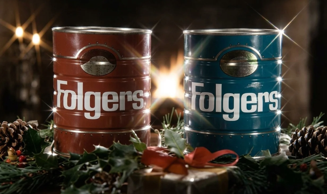 Screenshot from Folgers — Peter Comes Home for Christmas, Folgers (1986)