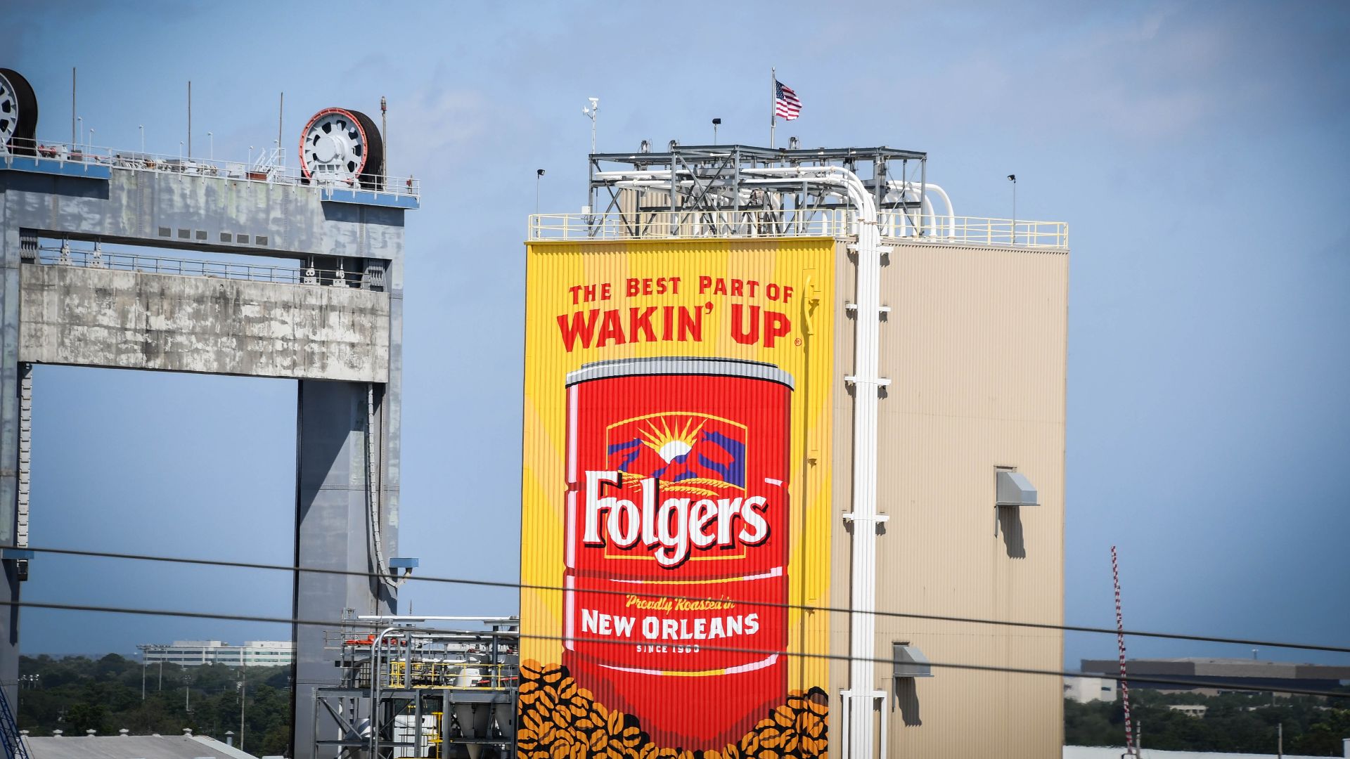 Folgers New Orleans Manufacturing Center, Roasting Plant Tower (5500 Chef Menteur Hwy), April 2018