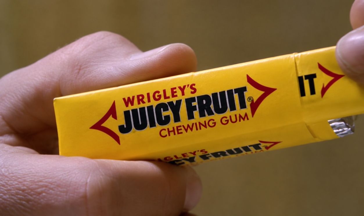 Screenshot from Juicy Fruit commercial, Wrigley Company (1980s)