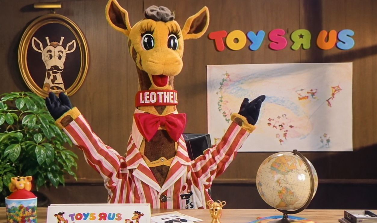 Screenshot from Toys “R” Us commercial, Toys “R” Us (1980s)