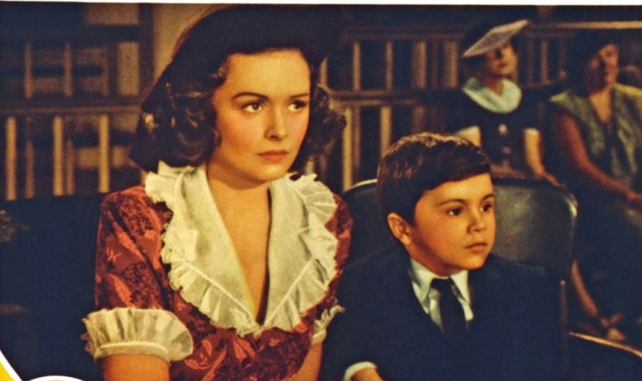Mokey, US lobbycard, from left: Donna Reed, Robert Blake, 1942.