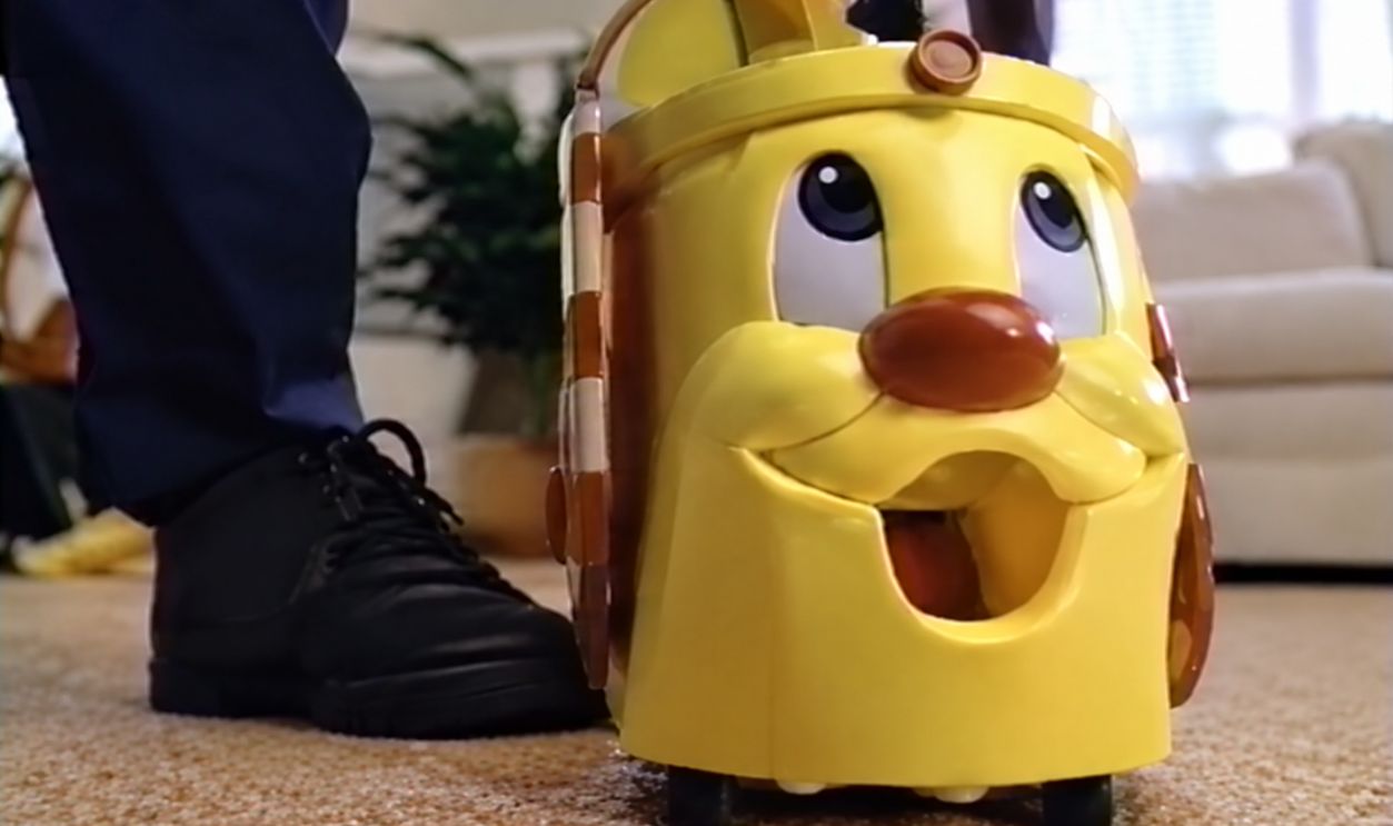Screenshot from Mr. Bucket — “Balls Pop Out of My Mouth” (1991)
