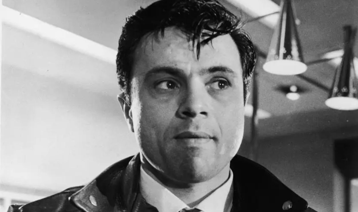American actor Robert Blake wears a leather jacket and a necktie in a still from the film, 'In Cold Blood,' directed by Richard Brooks, 1967. 