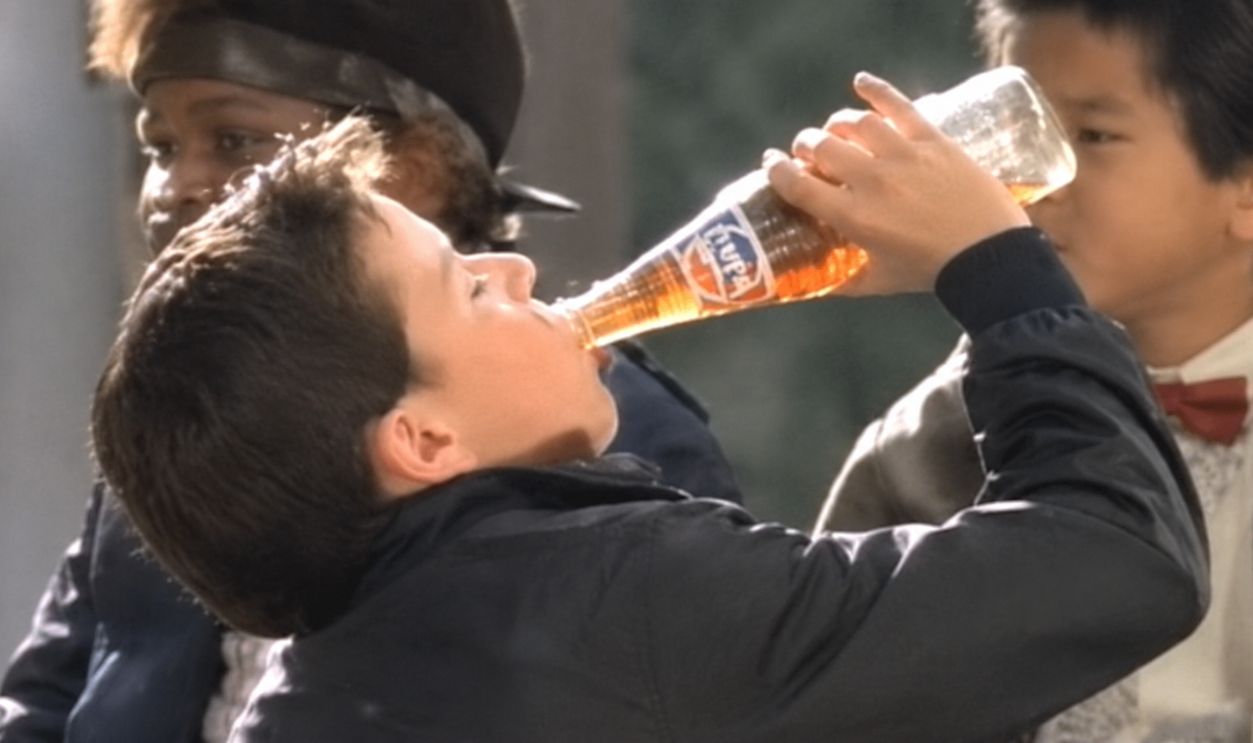 Screenshot from Pepsi commercial, PepsiCo (1984)