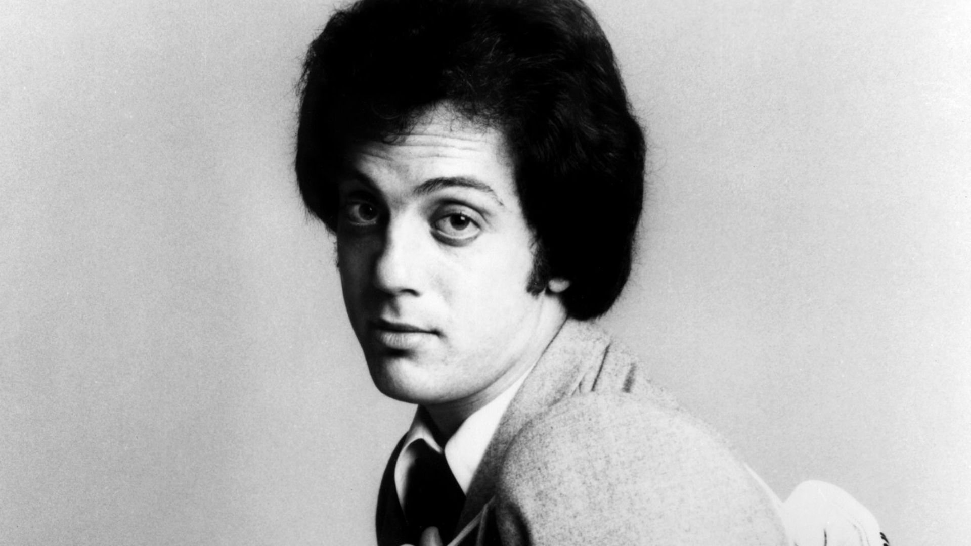Photo of Billy Joel from a press kit promoting his 1977 album
