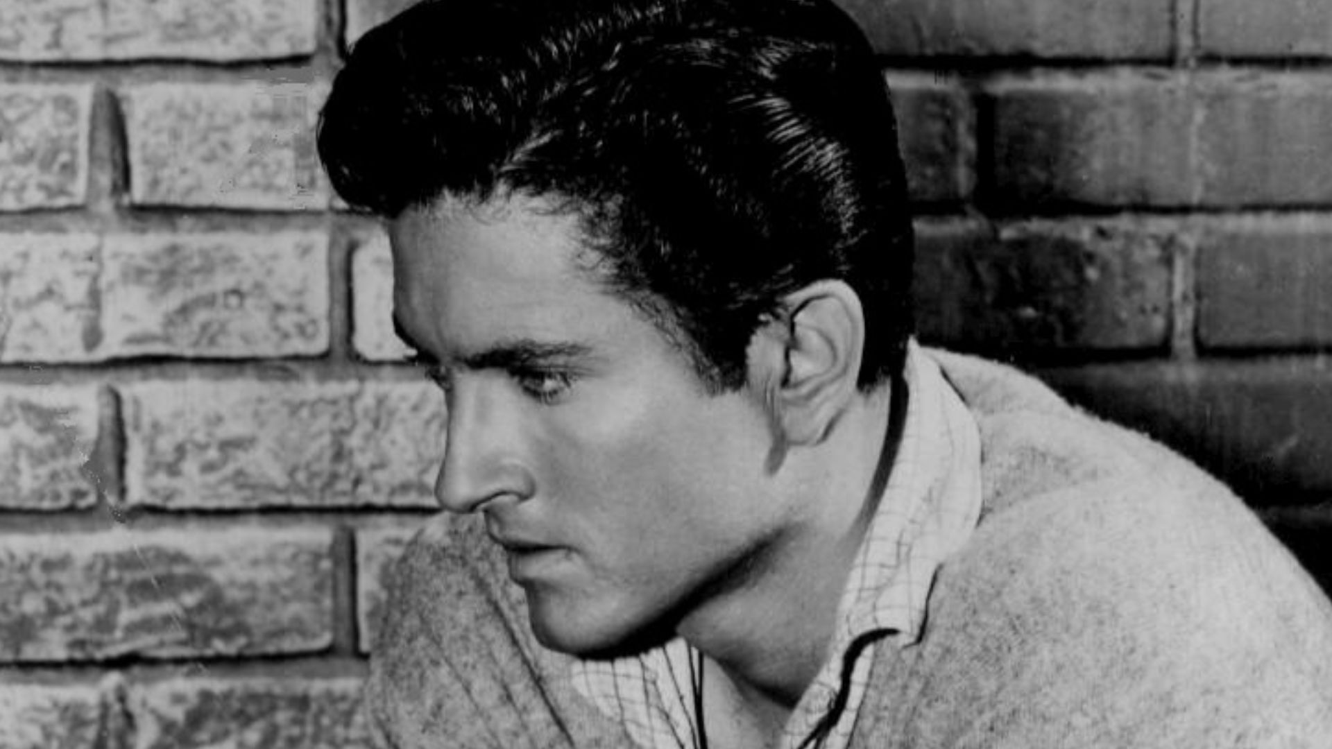 Photo of John Drew Barrymore from an appearance on Schlitz Playhouse of Stars in 1953.
