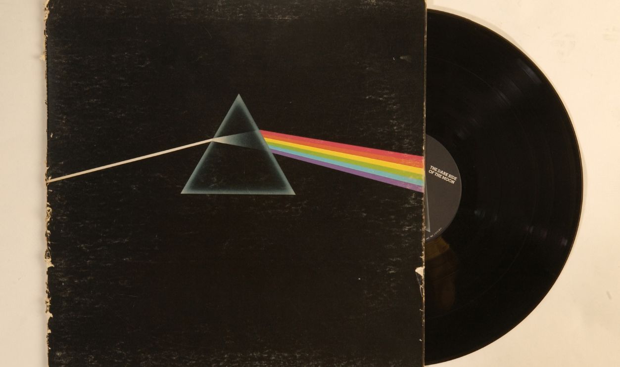 10/7/05 photo Ryan McFadden 200502701 Pink Floyd Dark Side of the Moon record