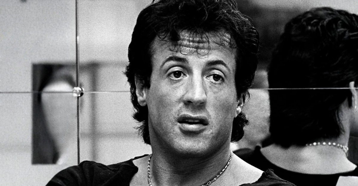 Sylvester Stallone in Sweden to promote
