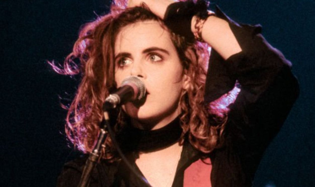 American singer and songwriter Maria Mckee of the country rock band Lone Justice performs during the MTV Nero's Eve Ball concert on December 31, 1986 at The Ritz in New York, New York.American singer and songwriter Maria Mckee of the country rock band Lone Justice performs during the MTV Nero's Eve Ball concert on December 31, 1986 at The Ritz in New York, New York.