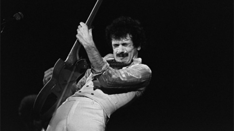 Santana performing at the Cow Palace New Year's Eve