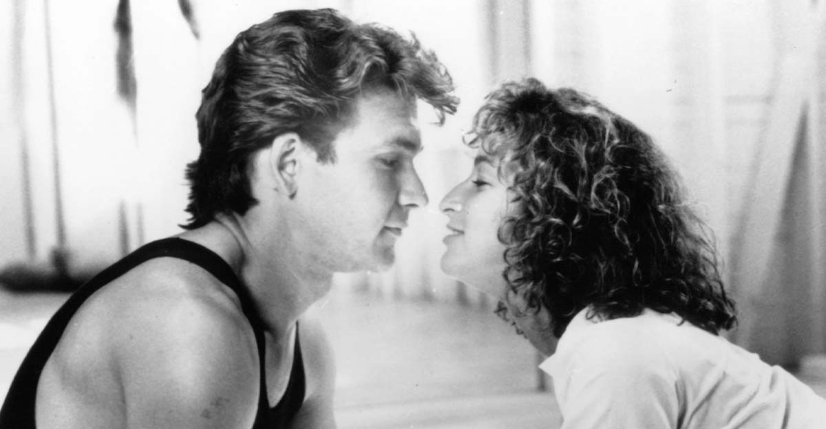 Patrick Swayze and Jennifer Grey in a scene from the film 'Dirty Dancing', 1987.