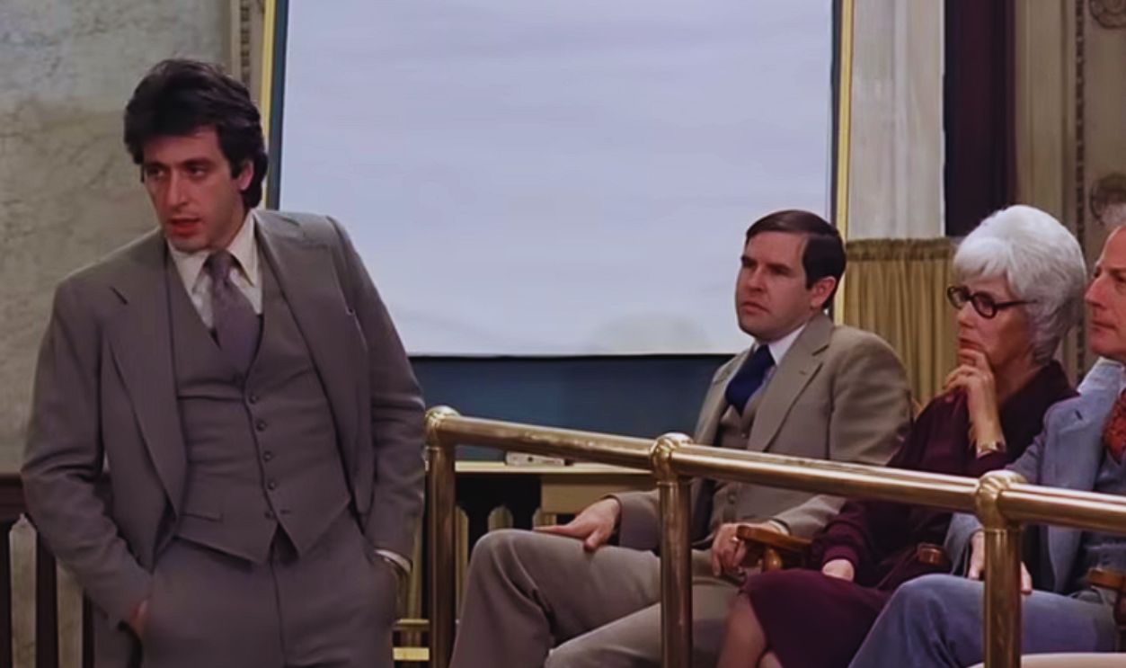 Screenshot from …And Justice for All (1979)