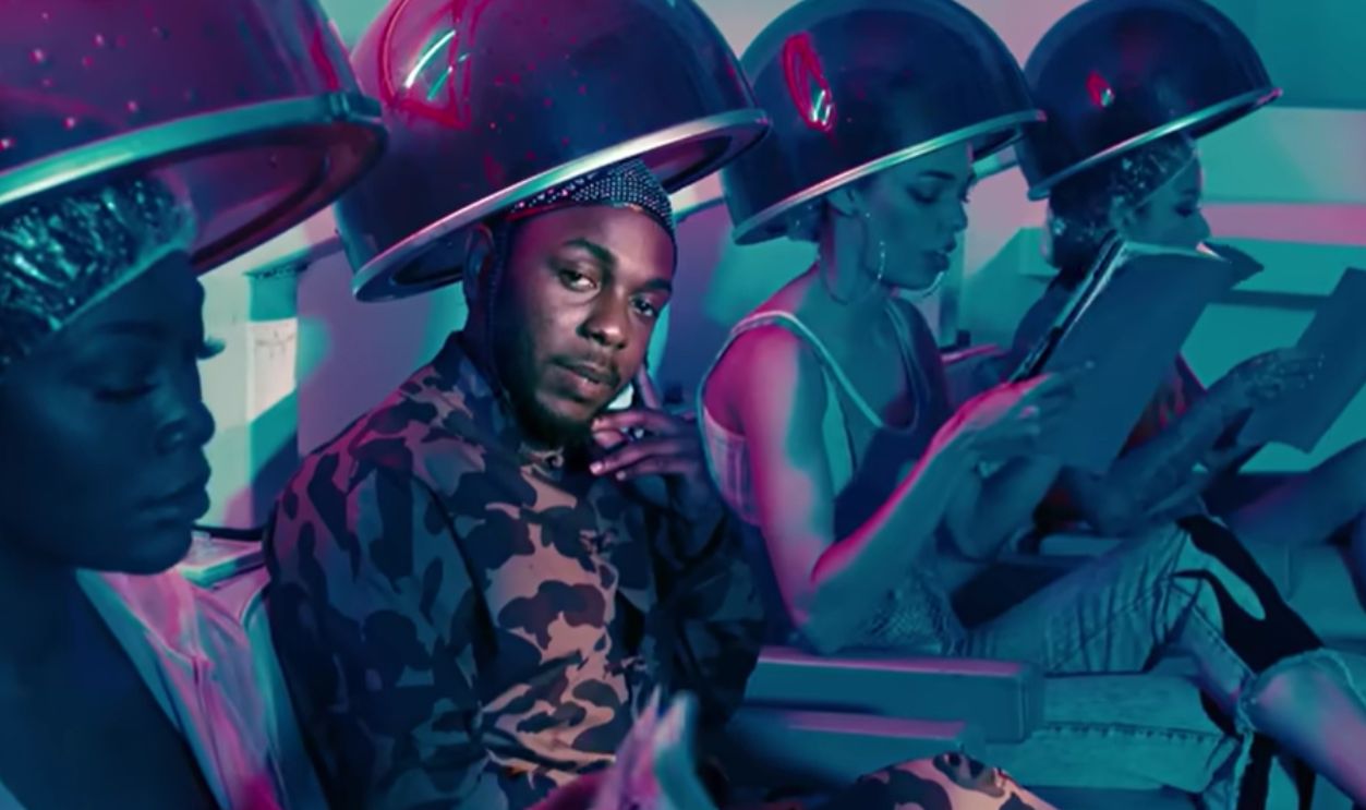 Screenshot from HUMBLE. (2017)