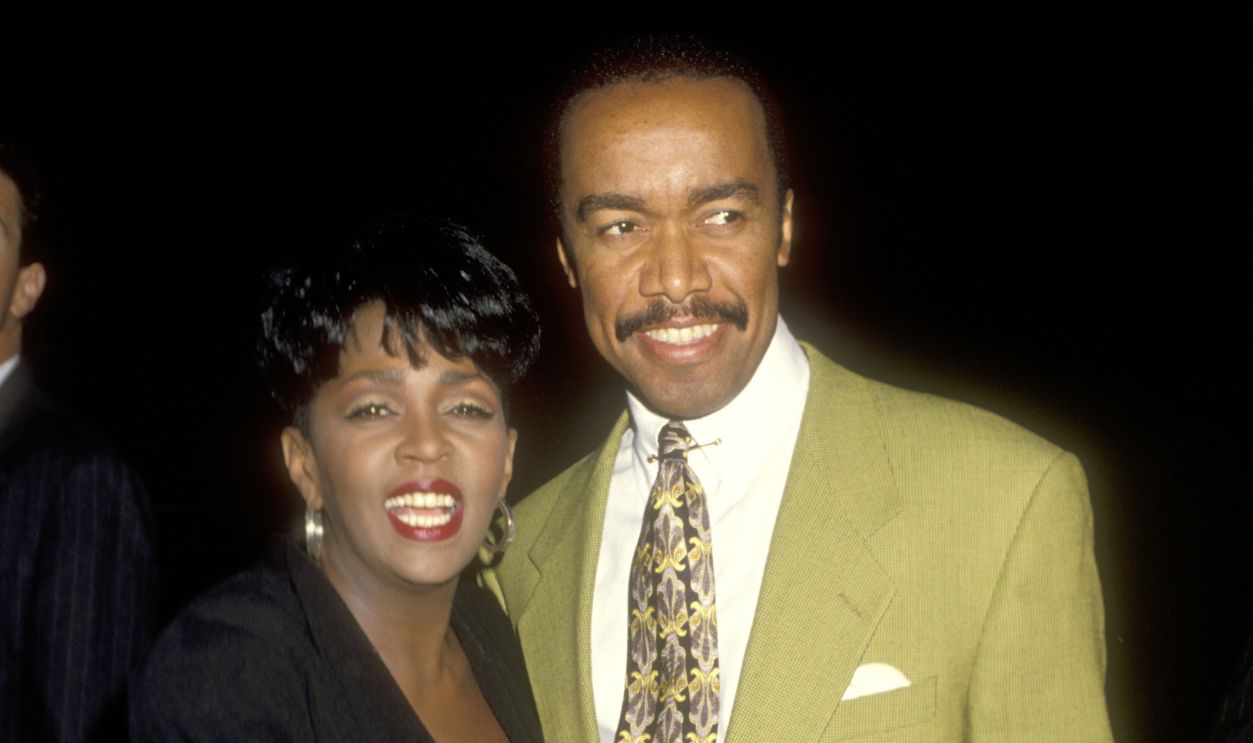 Singer Anita Baker and husband Walter Bridgeforth attend the Party to Celebrate the Release of her New Album - 'Rhythm of Love' on August 11, 1994 at Dre's Restaurant in West Hollywood, California. 