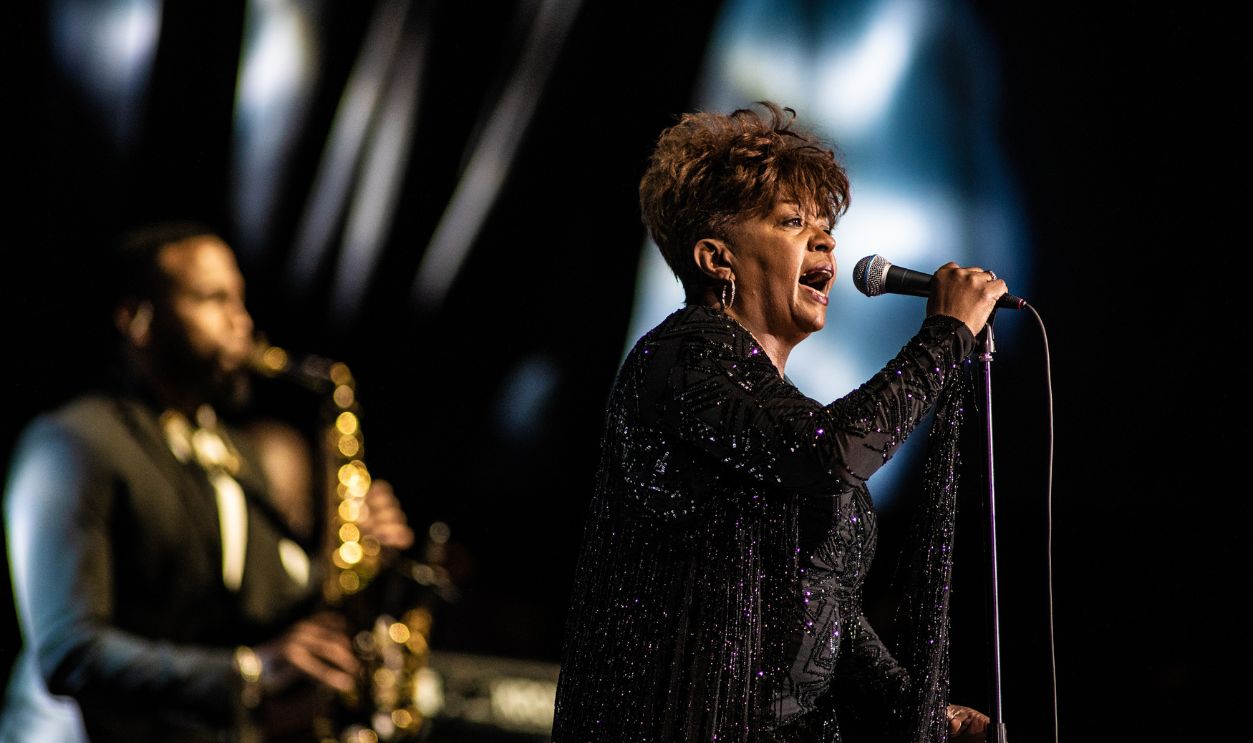 American R&B singer Anita Baker performs at North Sea Jazz festival, Rotterdam, Netherlands, 12th July 2019.