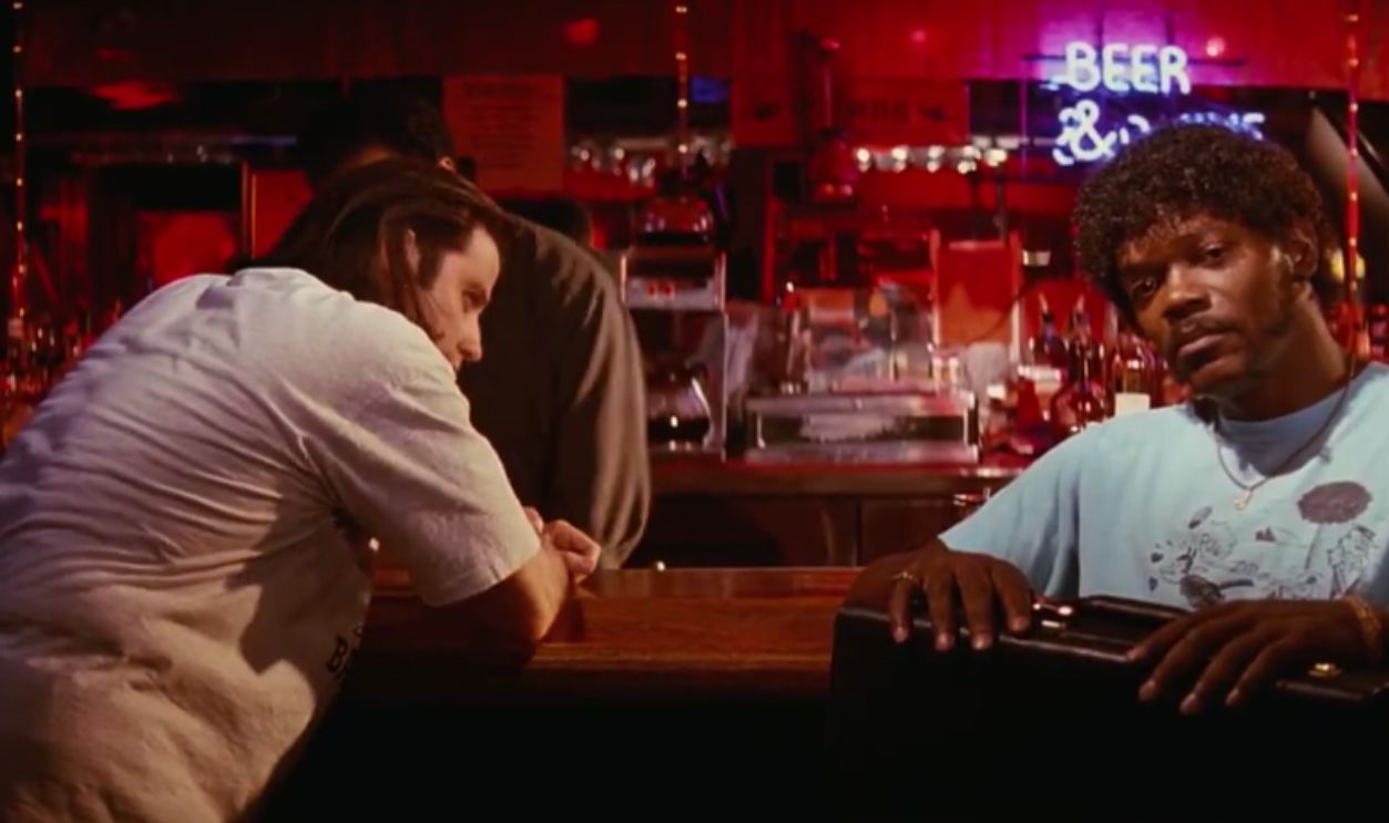 Screenshot from Pulp Fiction (1994)