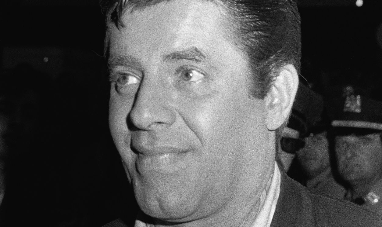 American comedian and actor Jerry Lewis (born Joseph Levitch) attends an unidentified event, 1970s. 